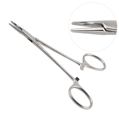 Neivert Needle Holder 5" One Offset Ring