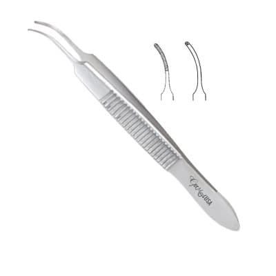Von Graefe Iris Curved Forceps