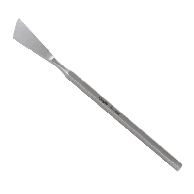 Podiatry Chisel 5" Curved Solid Octagon Handle